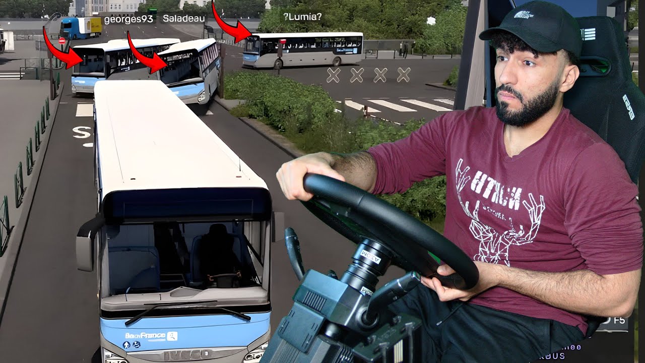 On a Envahi Paris en BUS (MULTI) ! 🗼🚌 | ETS2 | Map Île-de-France