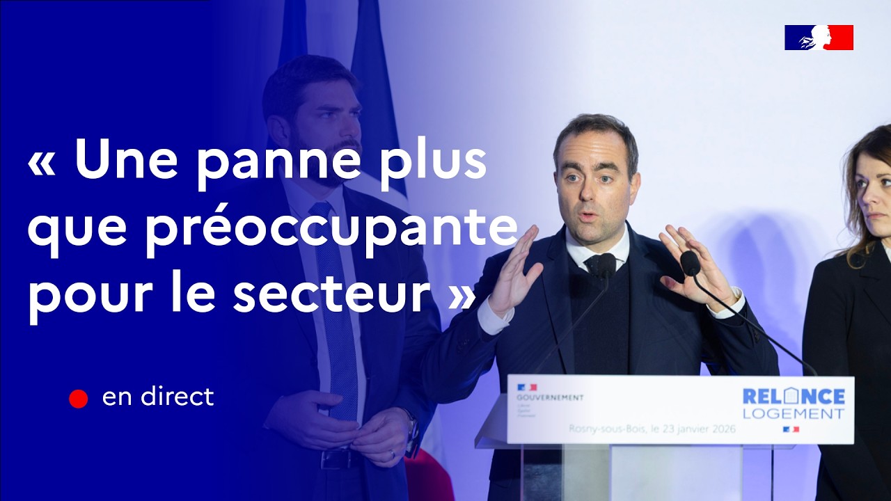 Point presse du Premier ministre pour le lancement du plan « Relance Logement »