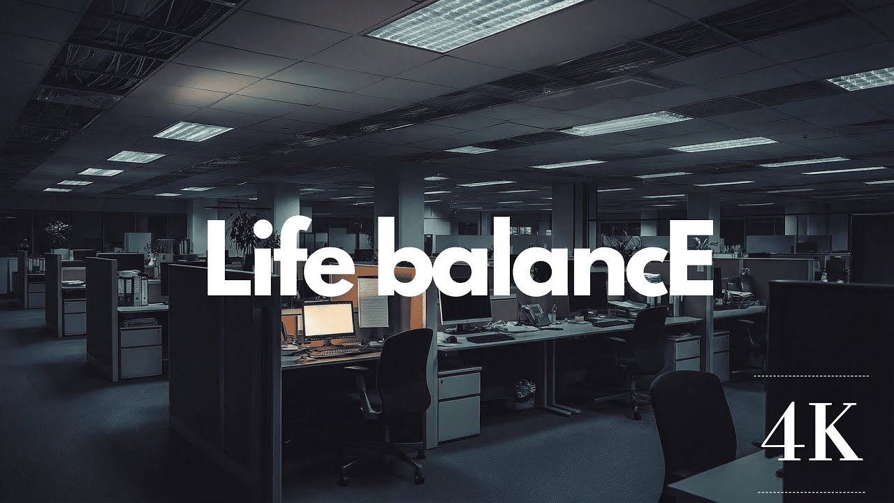 Office After Dark | 4K Melancholic Phonk Ambience