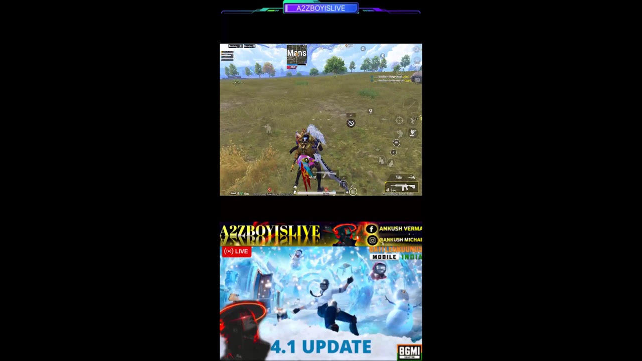 Rank PUSH BGMi only gameplay subscribe to my channel ❣️ A2zboyislive- Bgmi