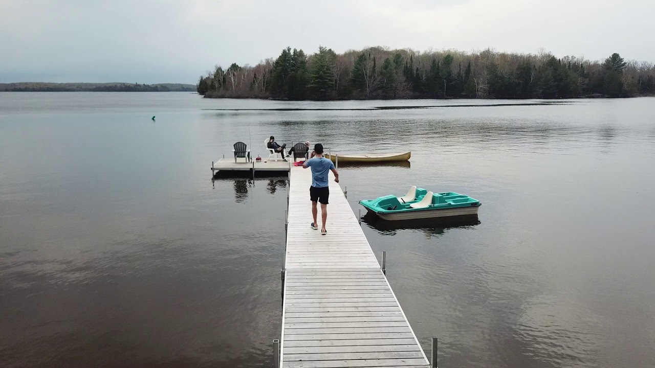 Beautiful aerial view Magnetawan, Ontario Canada
