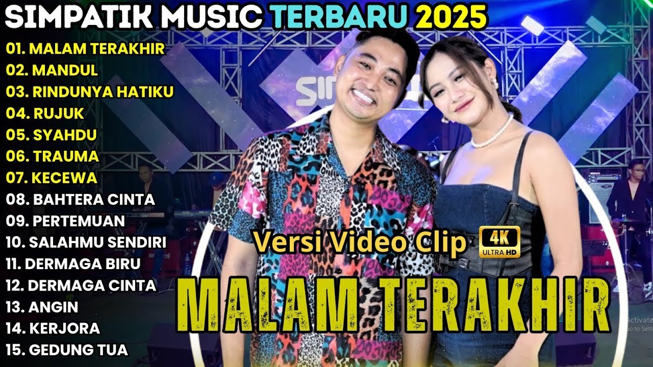 MALAM TERAKHIR -MANDUL - RINDUNYA HATIKU | SIMPATIK MUSIC FIRA CANTIKA X IRWAN FULL ALBUM TERBARU