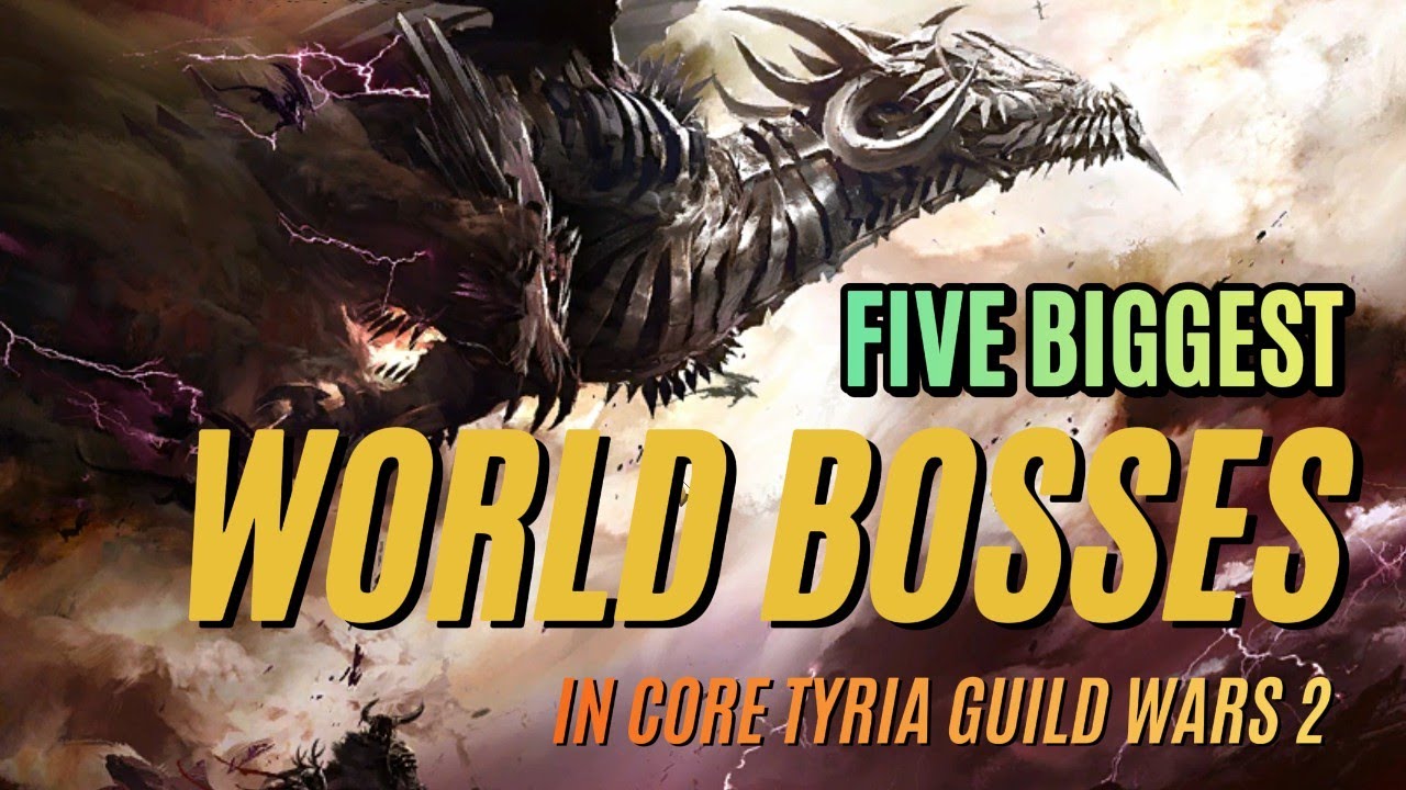 Five Biggest Open World Bosses in Core Tyria, Guild Wars 2