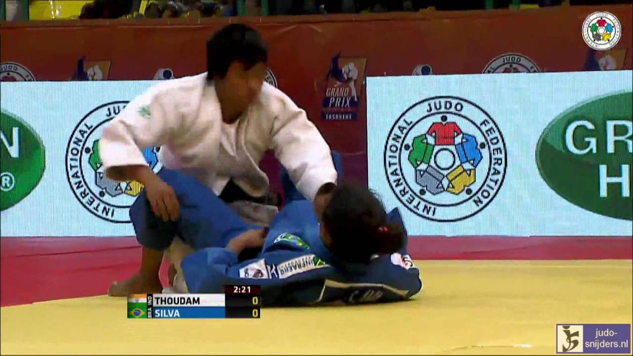 Judo 2013 Grand Prix Tashkent: Thoudam (IND) - Silva (BRA) [-52kg] bronze