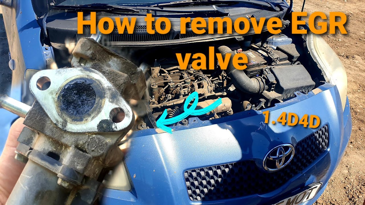 How to change EGR valve on TOYOTA Yaris