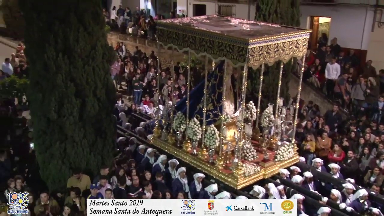 Martes Santo 2019 (6) Cofradía del Rescate. Cruz Blanca y Saetas