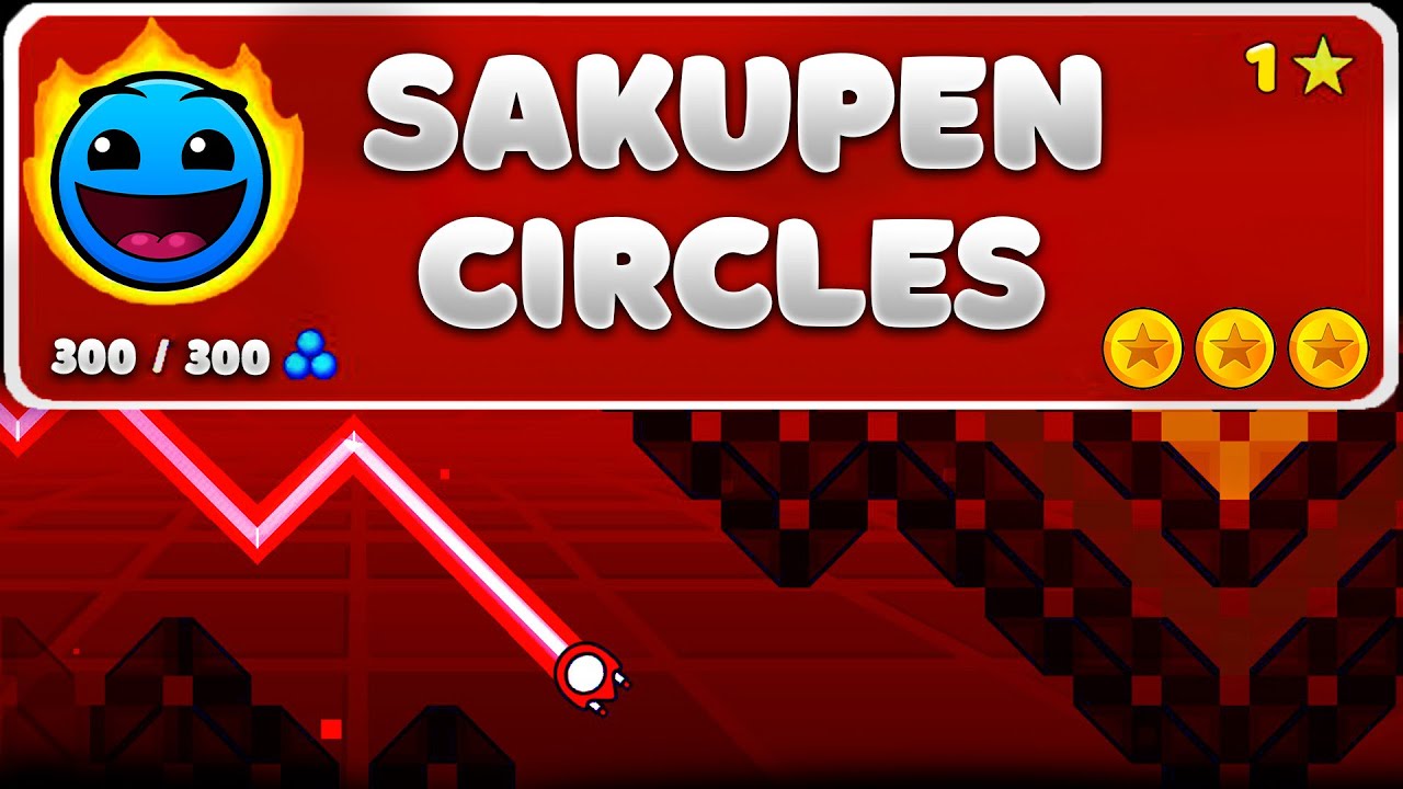 ОБЛЕГЧАЮ SAKUPEN CIRCLES ДО СЛОЖНОСТИ ИЗИ | Geometry dash 2.2