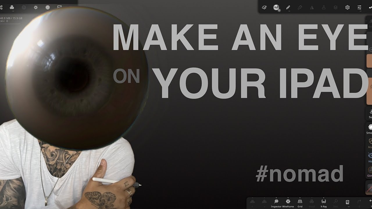 iPad Nomad sculpt TUTORIAL - Eye