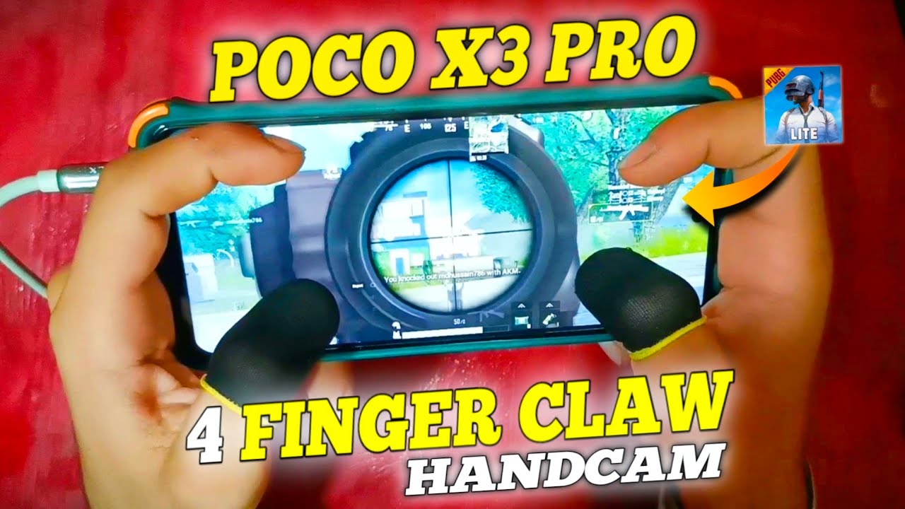 4 FINGER CLAW + GYROSCOPE HANDCAM GAMEPLAY | PUBG MOBILE LITE | BGMILITE #handcam #pubglite #bossop
