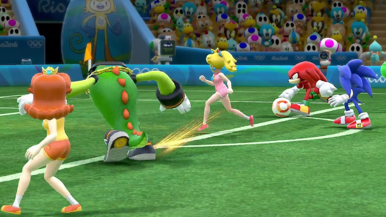 Team Peach Vs. Team Blaze - Mario & Sonic at the Rio 2016 Olympic Games | UHD