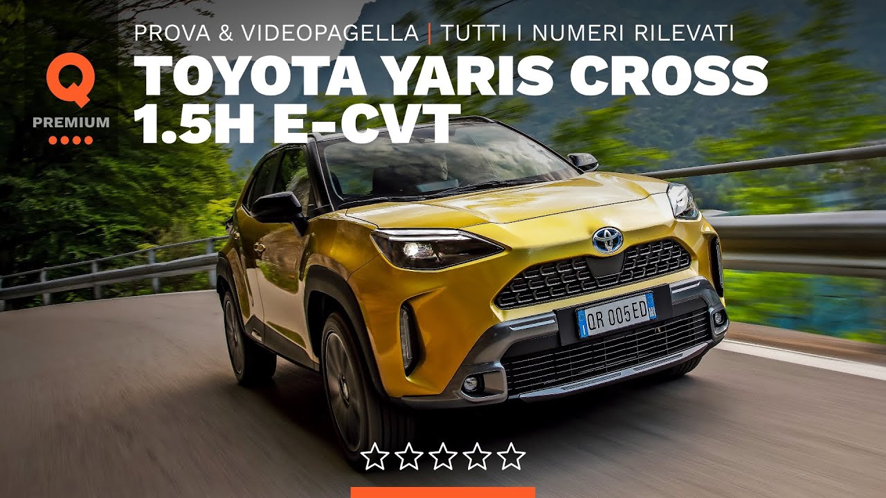 Toyota Yaris Cross: la Pagella e tutti I dati rilevati da Quattroruote