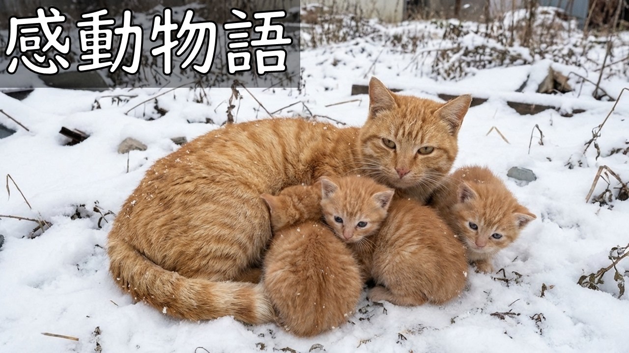 【保護猫】衰弱していた親子猫を緊急搬送&rarr;家族を失った子猫は最期に【猫感動物語】