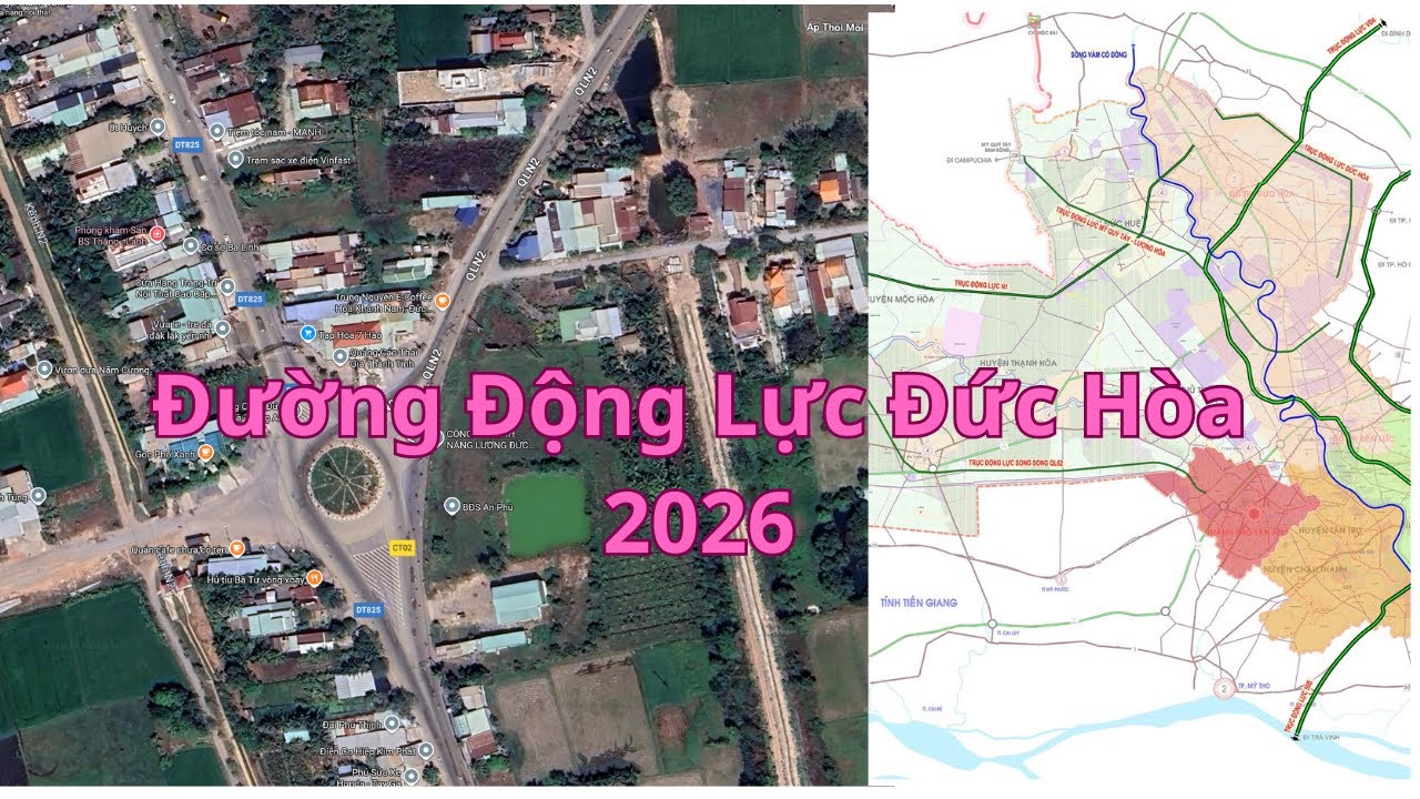 Đường Động Lực Đức Hòa 2026 I Đã có nhiều nhà dân, sắp hoàn thiện và rất đẹp!