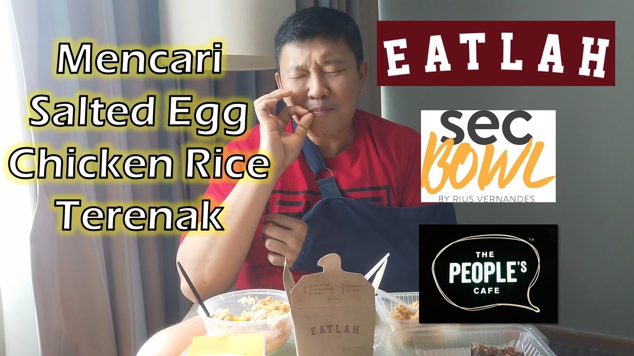 Ini dia Salted Egg Chicken Rice TERENAK ! Battle Salted Egg Chicken