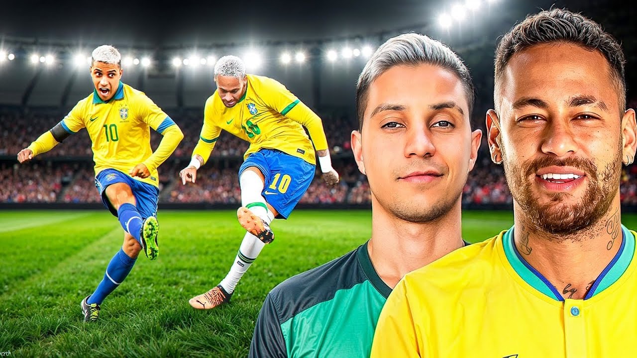 REFIZ OS GOLS MAIS BONITOS DO NEYMAR NA SELEÇÃO BRASILEIRA! 