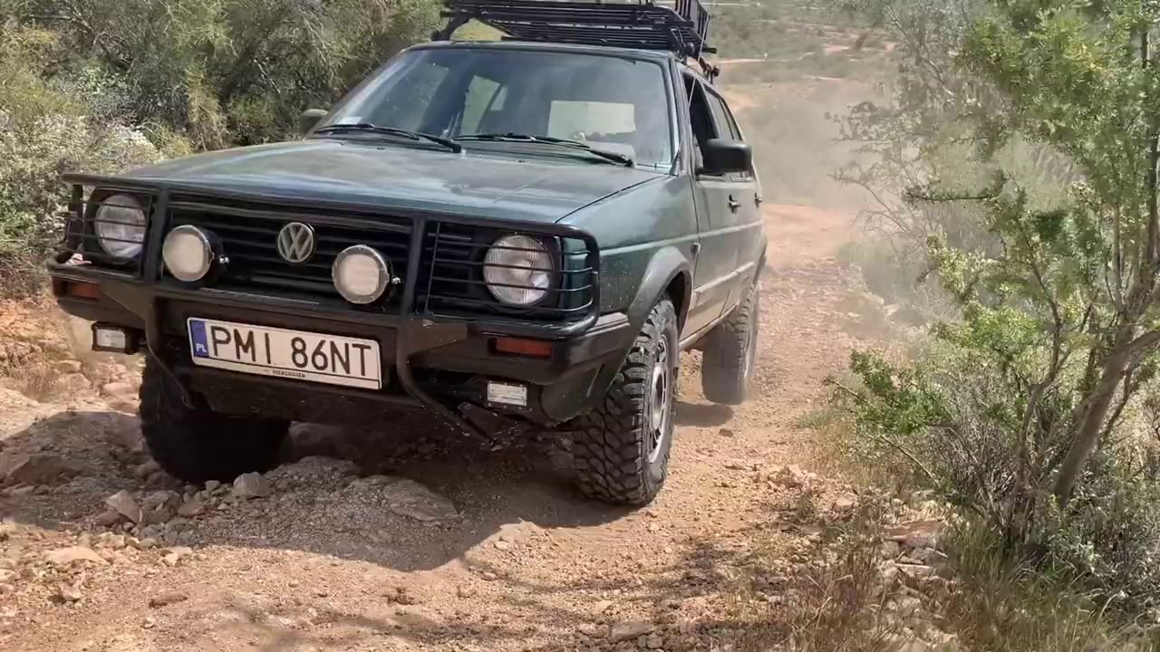Arizona off road trail VW Golf Country
