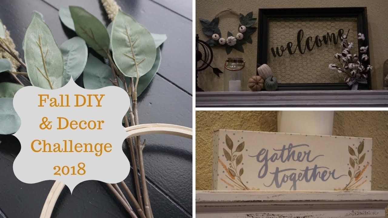 Fall DIY & Decor Challenge 2018