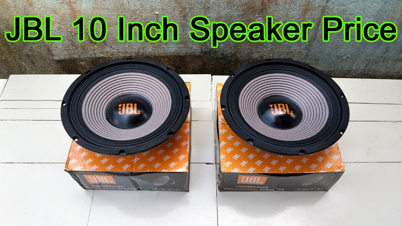 10 Inch JBL Speaker Price In Bangladesh 2024