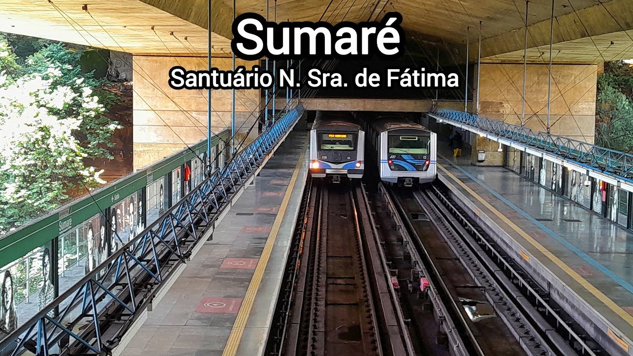 Metrô SP | Movimentação de Trens Na Estação Sumaré