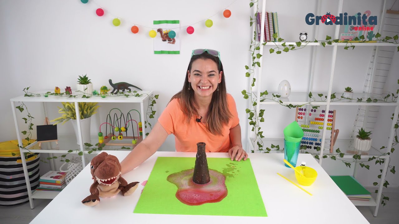 Experiment: eruptie vulcanica