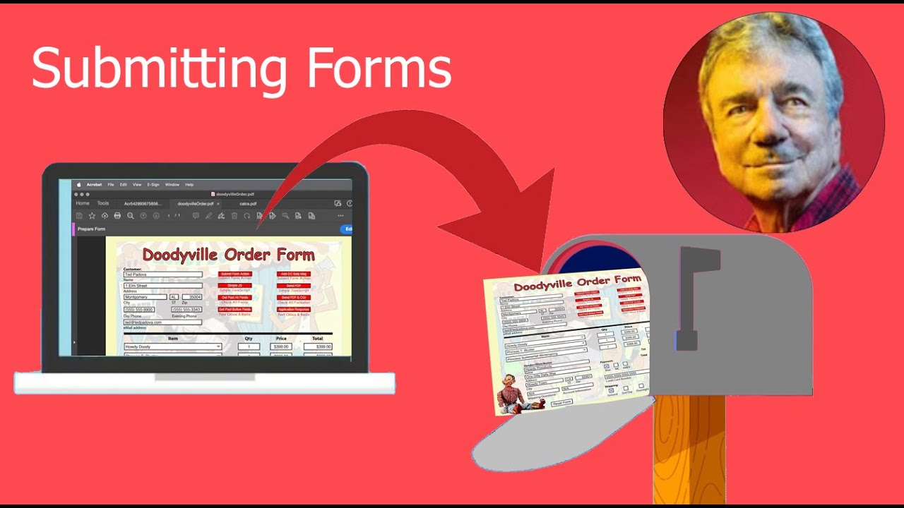 Several ways to submit forms via email or to a web server