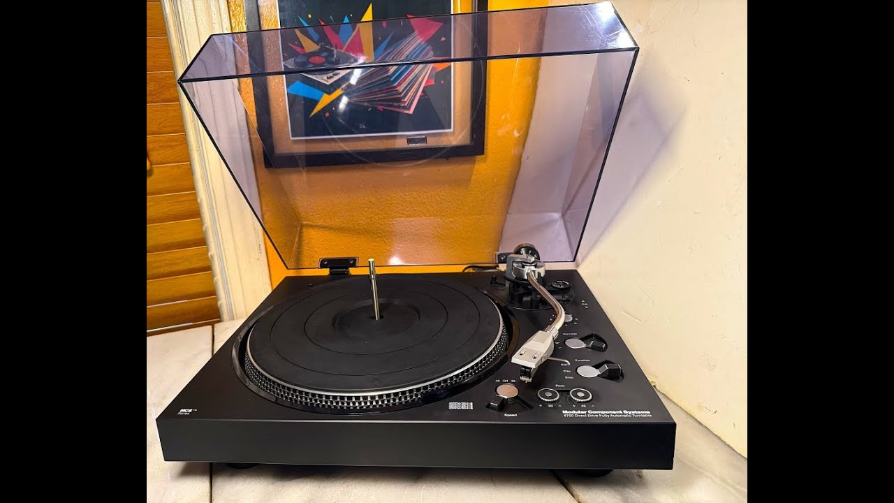 Serviced MCS 6700 Direct Drive 2 Speed Automatic Stacking Record Changer Shure Magnetic Cartridge