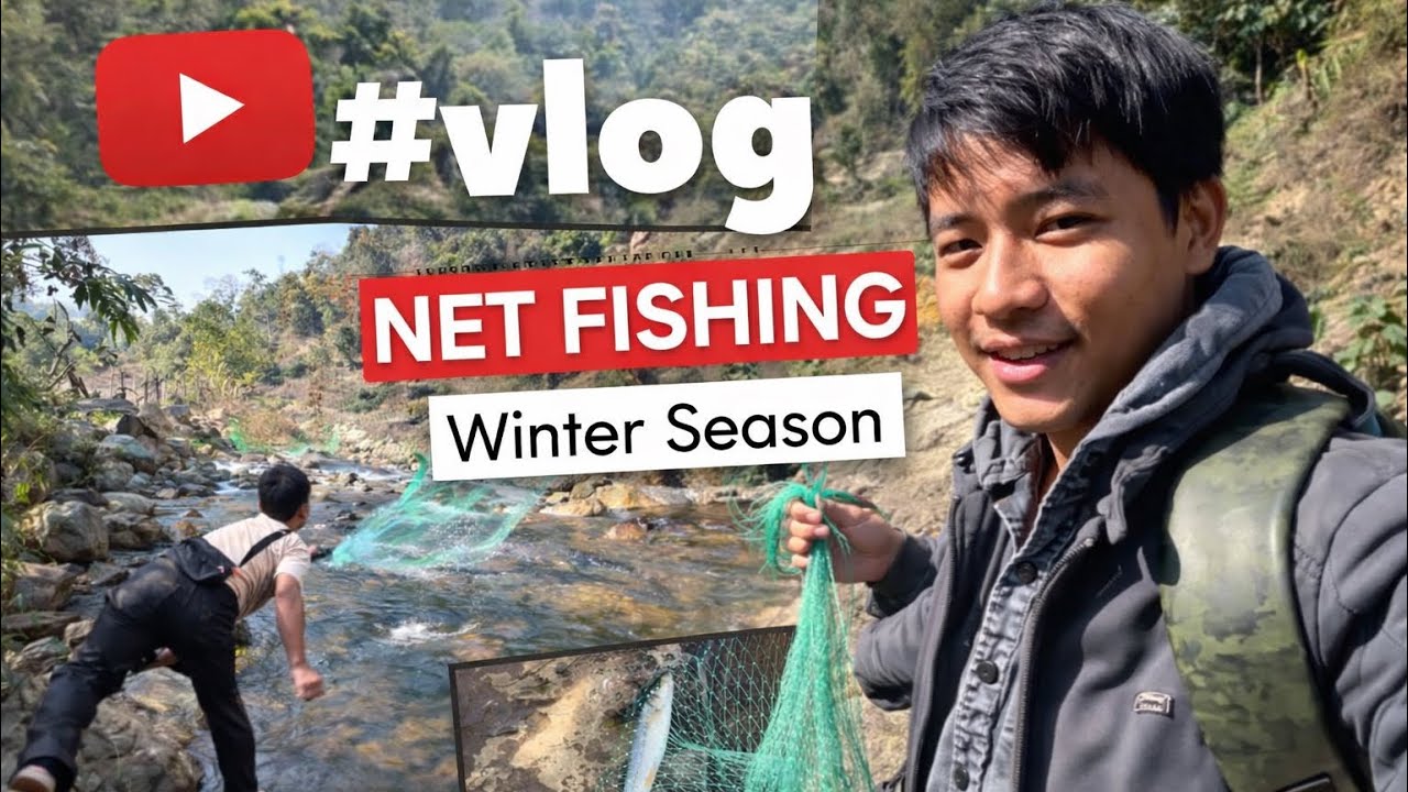 Difficult to find snow trout in small streams | village fishing vlog