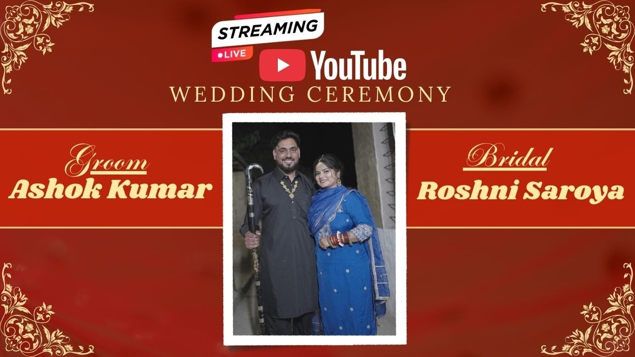 Wedding Ceremony Of. Ashok Kumar Weds Roshni Saroya