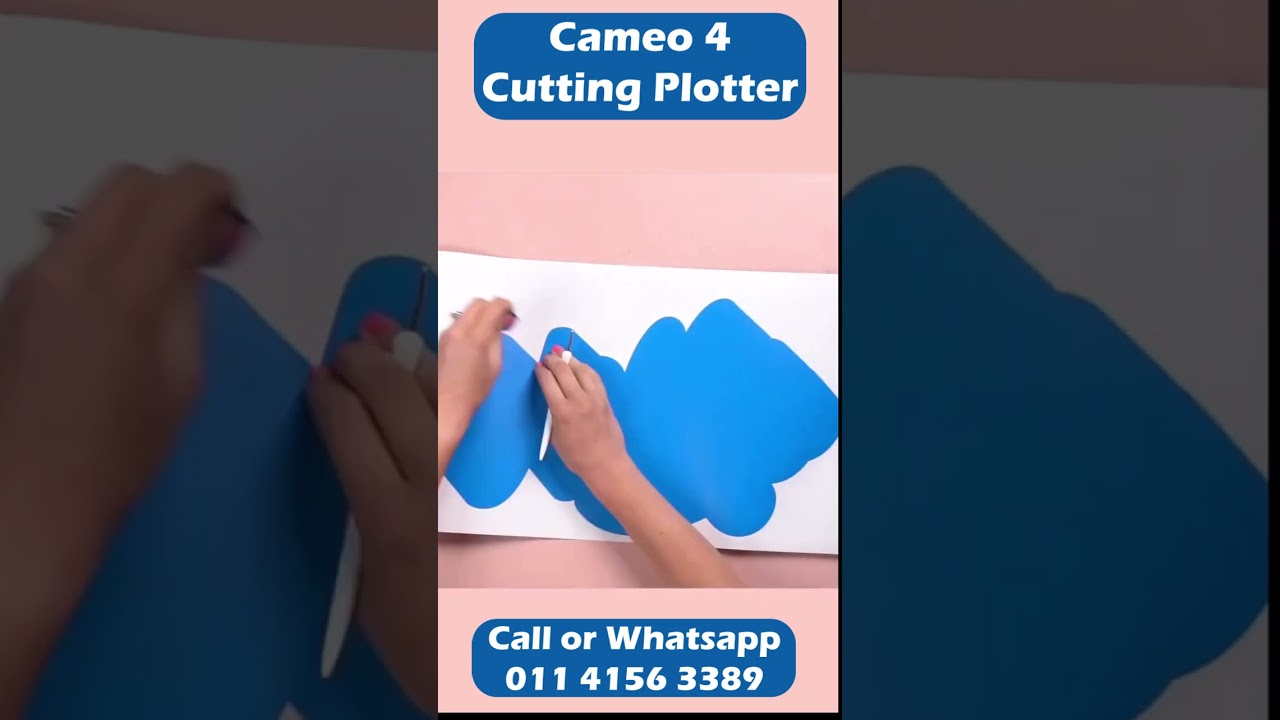 Vinyl Sticker Cutting With Cameo 4 Vinyl Cutting Plotter #shorts #viral #vinylcutter