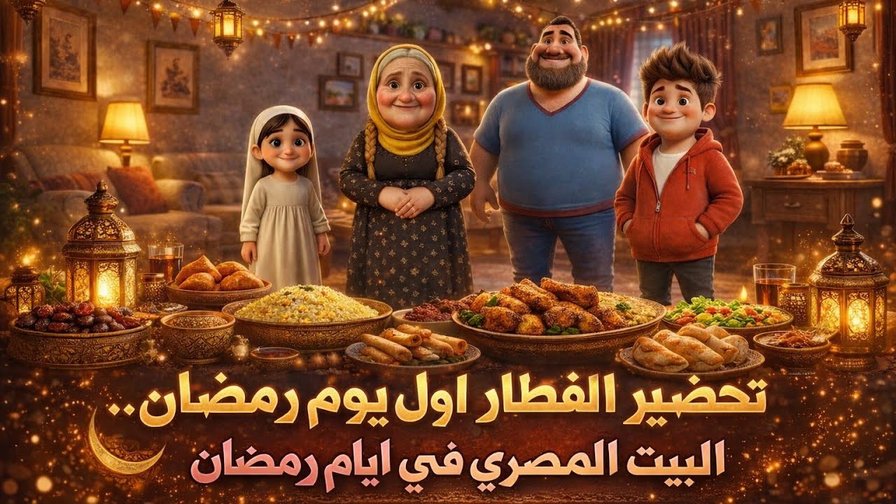 تحضير الفطار في أول يوم رمضان.. البيت المصري بشكل كوميدي 😂