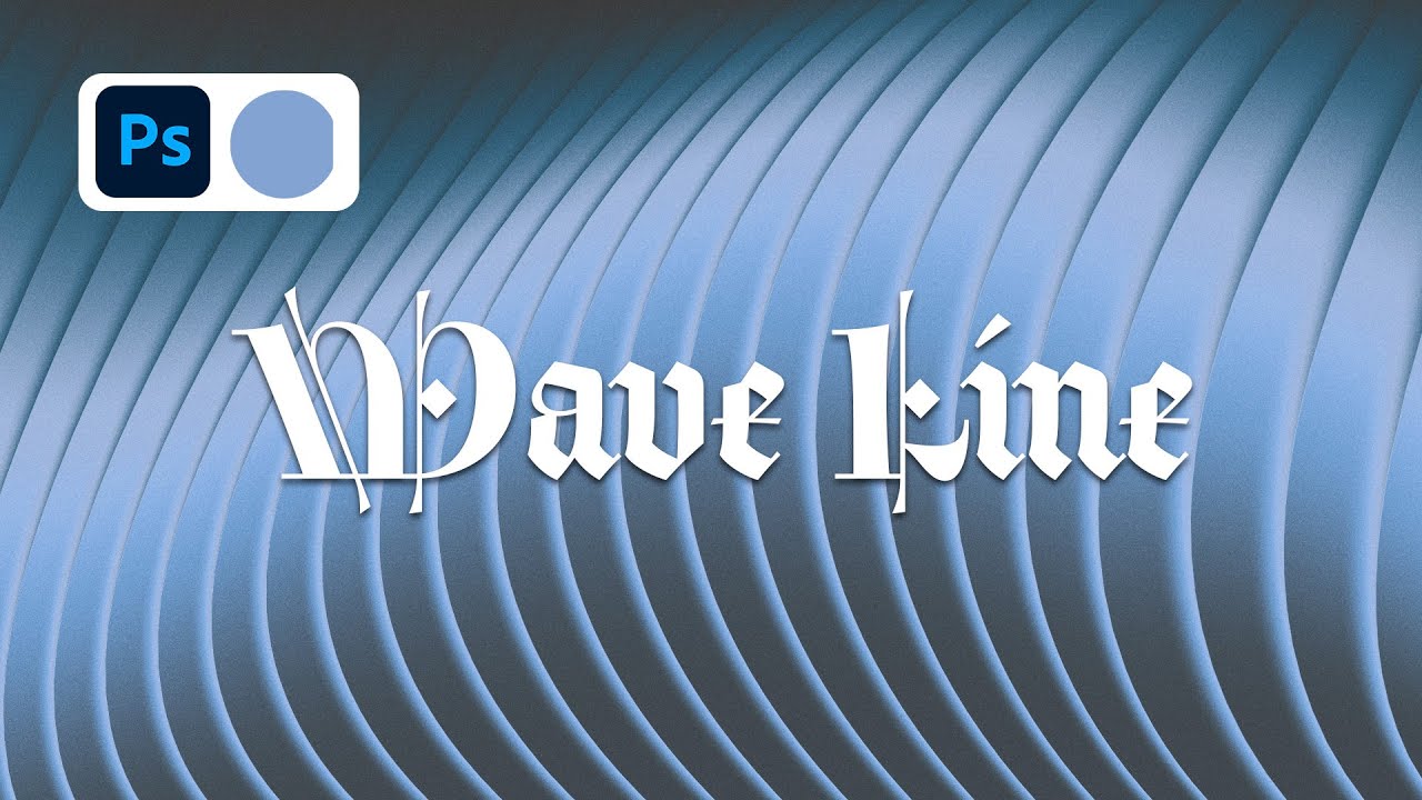 How to Create a Wavy Gradient Line Background in Photoshop