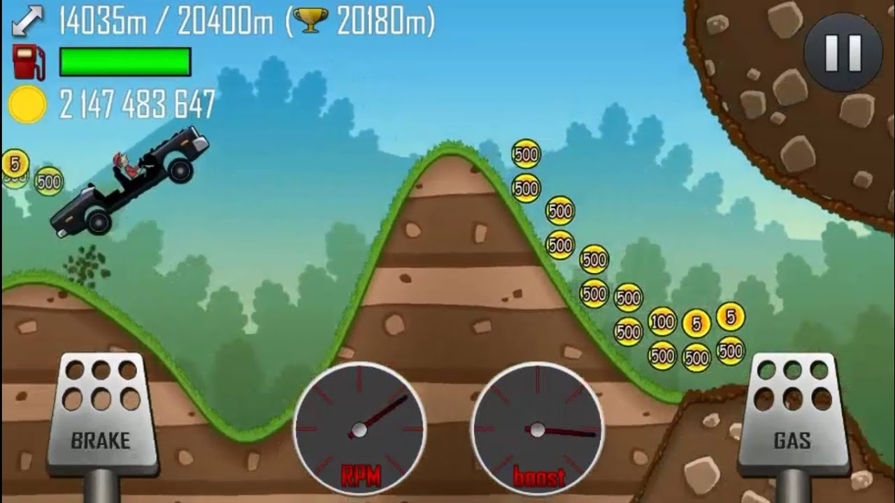 Hill Climb Racing -  Boot Camp 20875m on Police Car