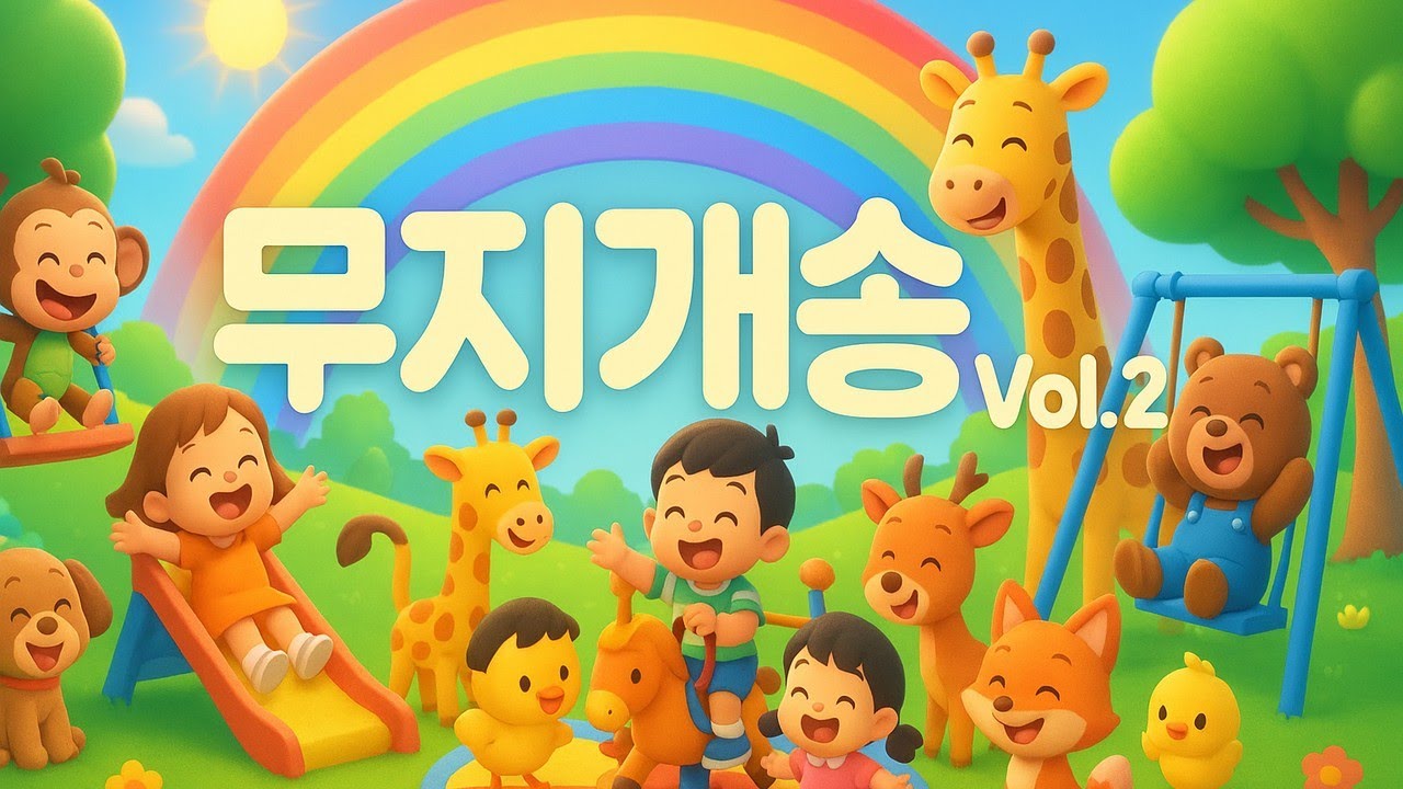 무지개송 Vol.2 신나는 동요모음 | Rainbow Kids Song Vol.2