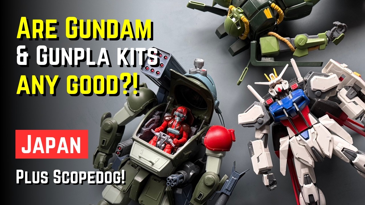 Are Gundam and Gunpla kits any good? featuring Scopedog Armored Trooper Votoms