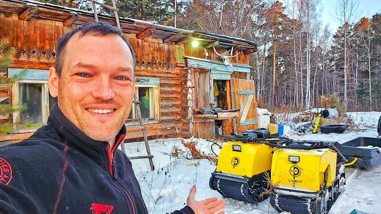 РЫБАЛКА В ГЛУШИ! ИЗБА ОХОТНИКА И СУПЕР КЛЕВ! Самая АВАНТЮРНАЯ рыбалка часть 3