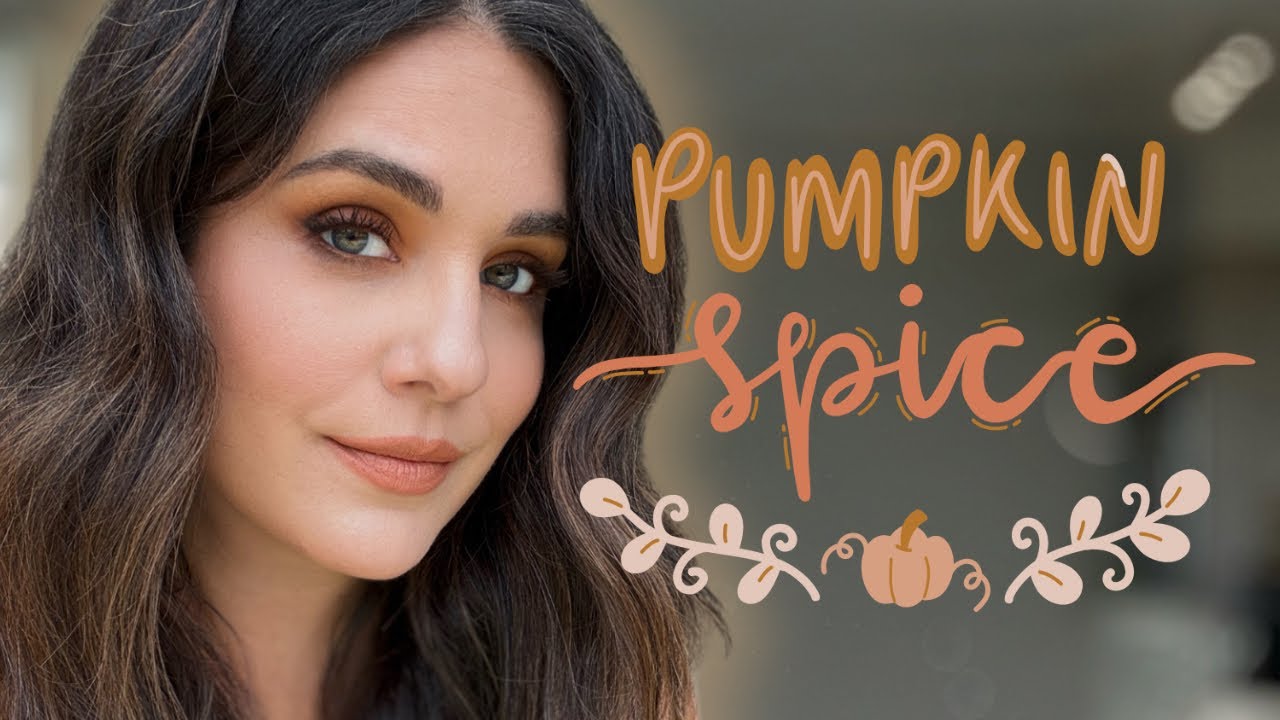 Fall Pumpkin Spice Latte Makeup