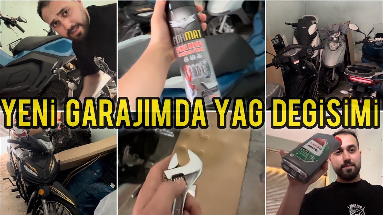 KANUNİ SEHA 150 RODAJ YAĞ DEĞİŞİMİ - TÜM MOTORLARIM - YENİ GARAJIM