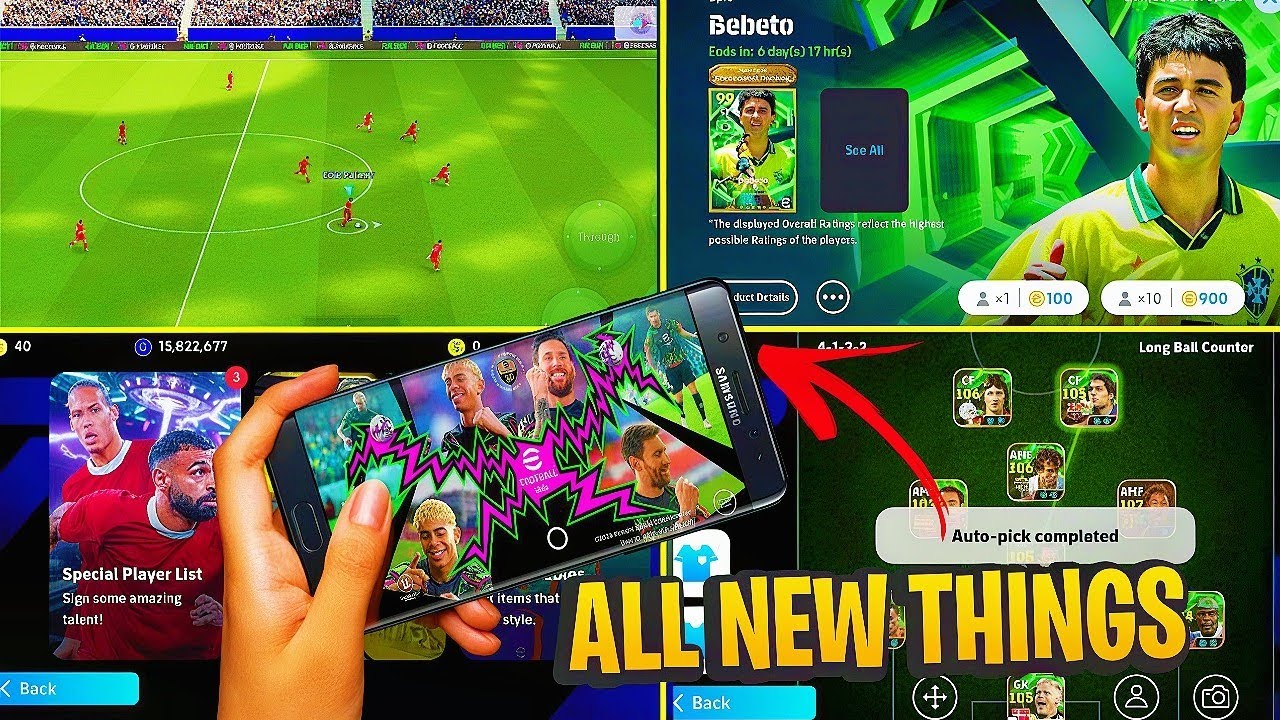Это обновление меняет всё&hellip; Новые наборы eFootball 2026 просто невероятные 🔥