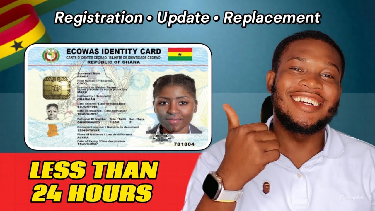 🔥 Get Your Ghana Card in Less Than 24 Hours! | Fast Registration, Replacement & Update 🇬🇭
