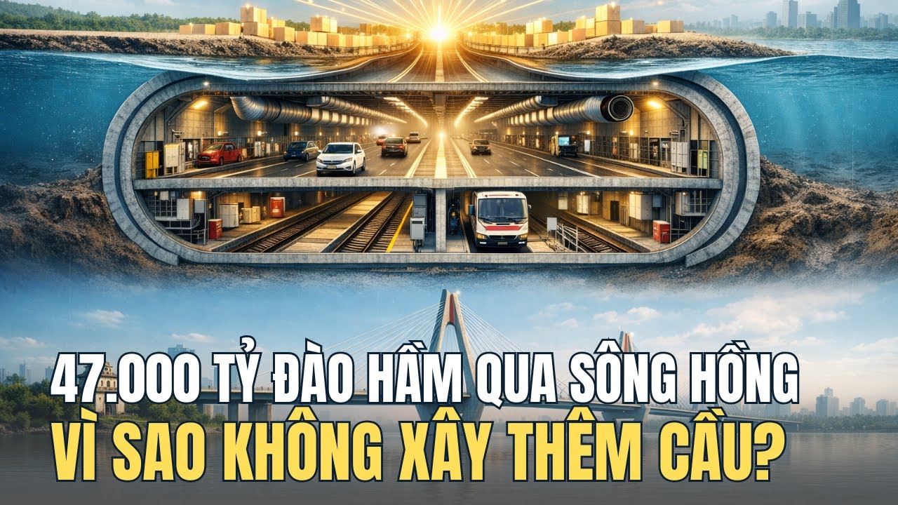 Hà Nội Chi 47.000 Tỷ: Hầm 2 Tầng Hay Thêm Cầu Qua Sông Hồng?
