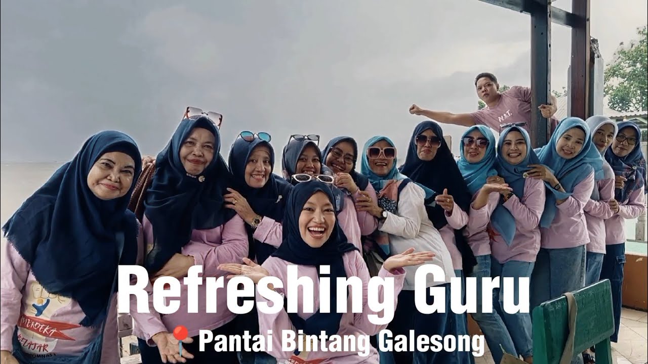 Keseruan Guru-Guru Refreshing di Pantai Bintang Galesong! Makan Bareng & Healing Seru - PART 1