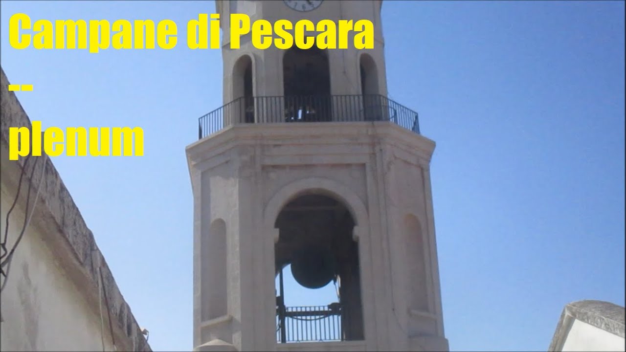 Campane della cattedrale di San Cetteo in PESCARA - plenum dalla terrazza