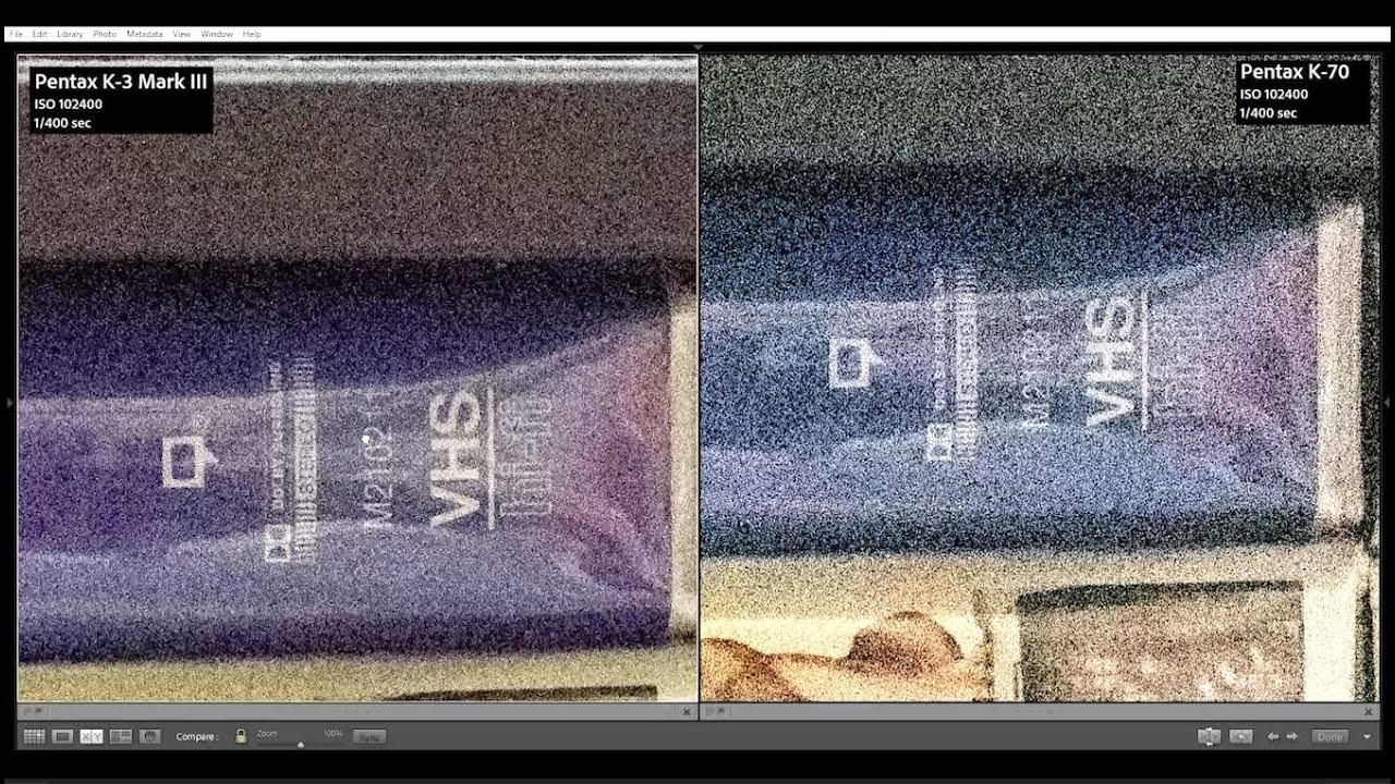 Pentax K-3 Mark III vs. K-70: ISO Comparison