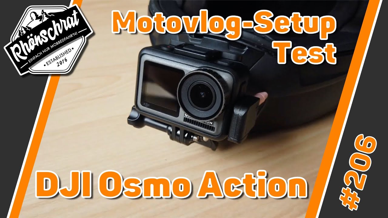Motovlog-Setup Test - DJI Osmo Action | #206