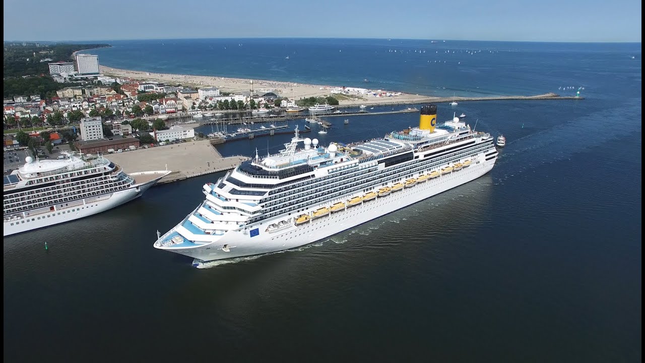 5-fach Anlauf in Warnemünde: Eurodam, Viking Star, Empress, AIDAdiva und Costa Favolosa