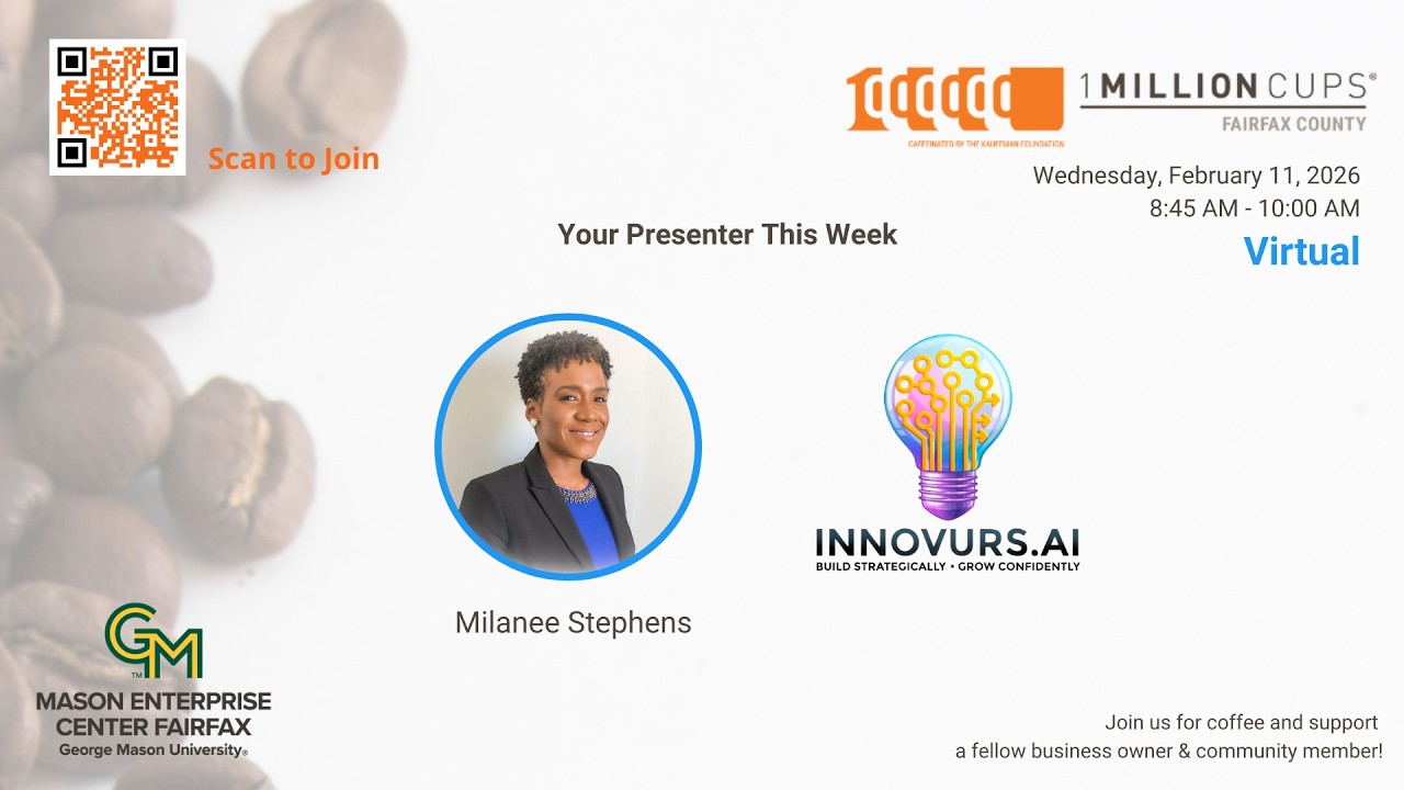 Milanee Stephens | Innovurs.ai | 1MillionCups Fairfax