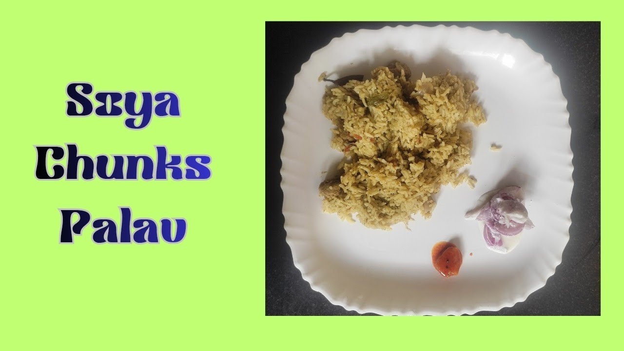 Soya Green Palav | Healthy & Tasty Soya Pudina Rice Recipe