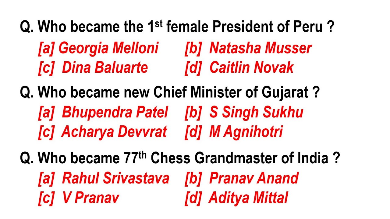 1-15 December Current Affairs 2022 | Top 100 Current Affairs | Important MCQs