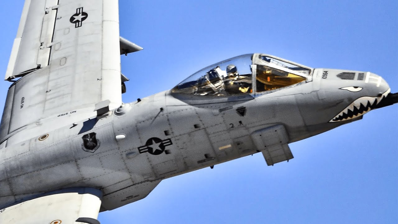A-10 Warthog in Action With Killer Weapon