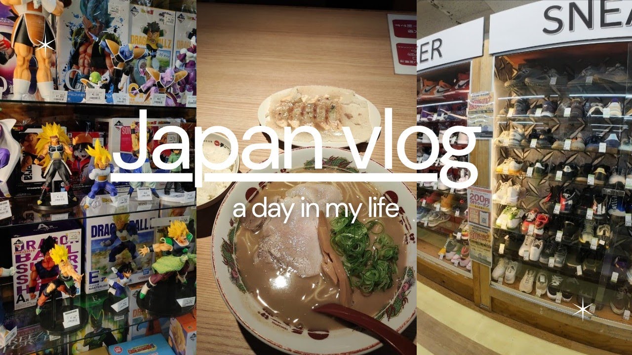 Thrifting in Japan+ 🍜/ Designer bags, Sneakers, Anime figures, basketball shoes and jerseys.